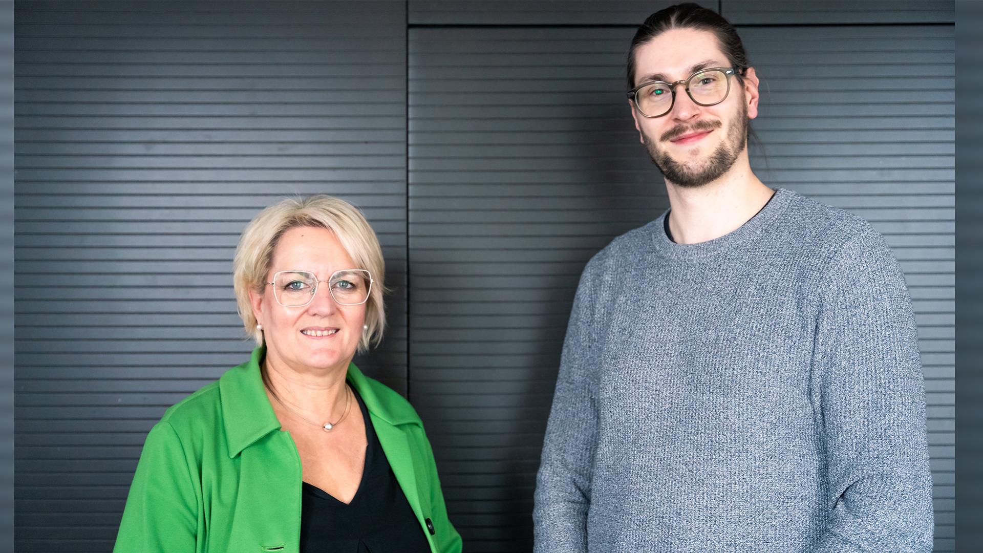 LMS-Direktorin Ruth Meyer mit Prof. Dr. Markus Langer