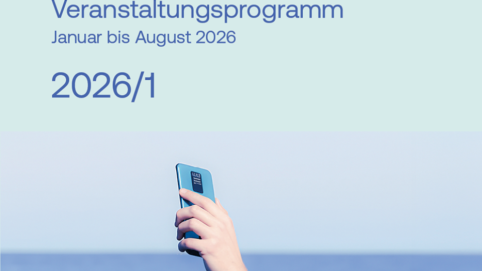 Cover des Seminarprogramms 2026/1