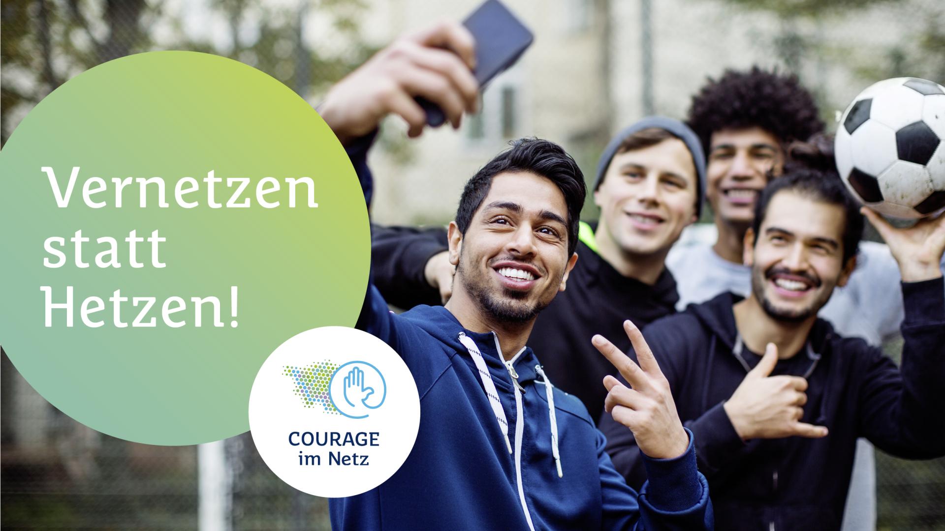 Plakatmotiv zu Courage im Netz